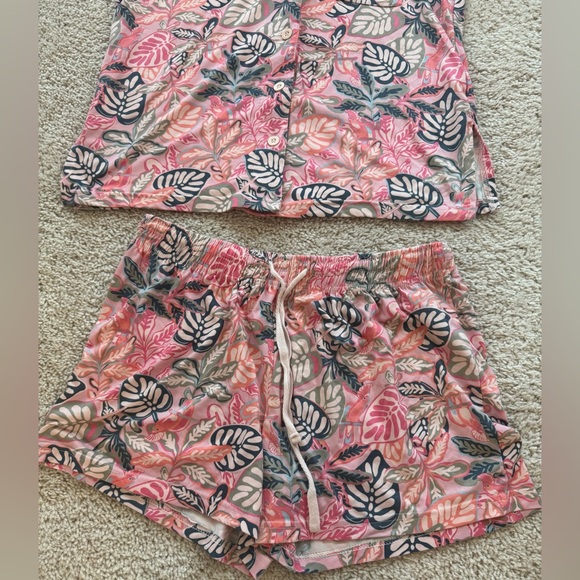 Vera Bradley Floral Pink Pajama Set size small - Picture 3 of 5